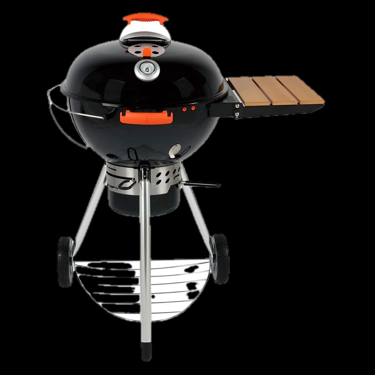 GENERICO - Parrilla Kettle Esmaltada - Rojo Acero inoxidable