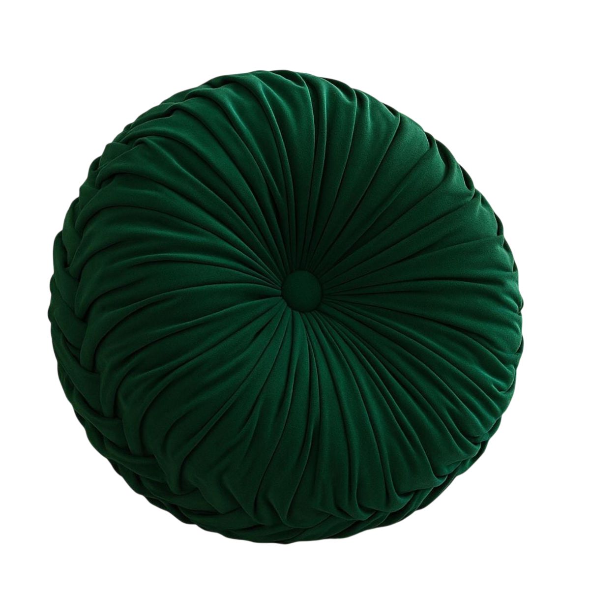 GENERICO - Cojin Velvet Redondo De Terciopelo Decorativo Elegante 37 cm