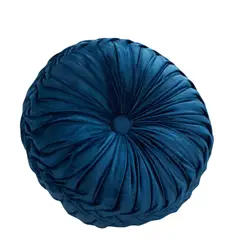 GENERICO - Cojin Velvet Redondo De Terciopelo Decorativo Elegante 37 cm