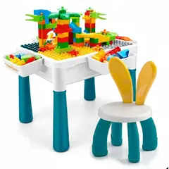 GENERICO - Mesa Didactica De Bloques Construcción Mas Silla