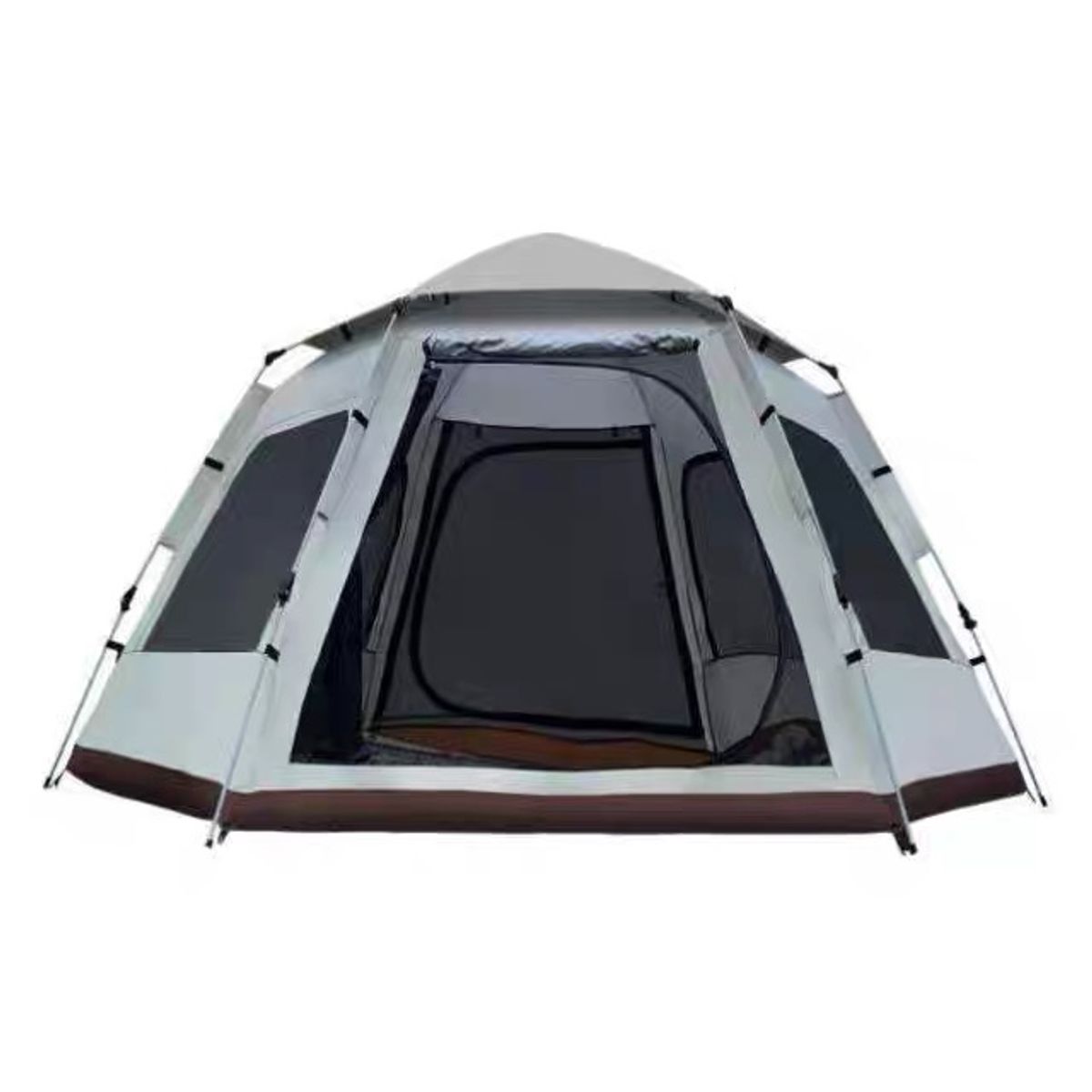 Carpa Automática Hexagonal Para 6 Personas 240x280x160 seleste, marca MOMO - Foto Principal