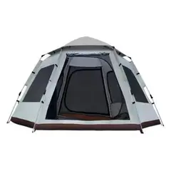 MOMO - Carpa Automática Hexagonal Para 6 Personas 240x280x160 seleste