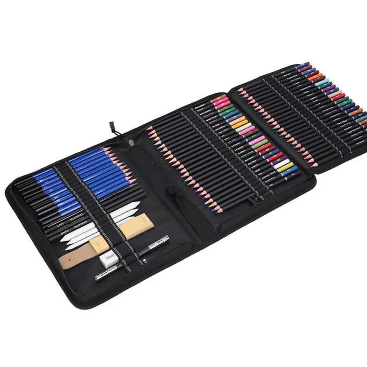 GENERICO - SET 72 Estuche Lápices De Colores Dibujo Profesional