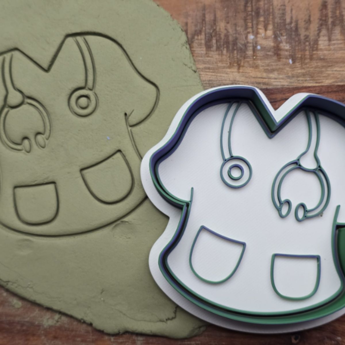 GENERICO - Cortador de Galletas de Uniforme Médico de Enfermera