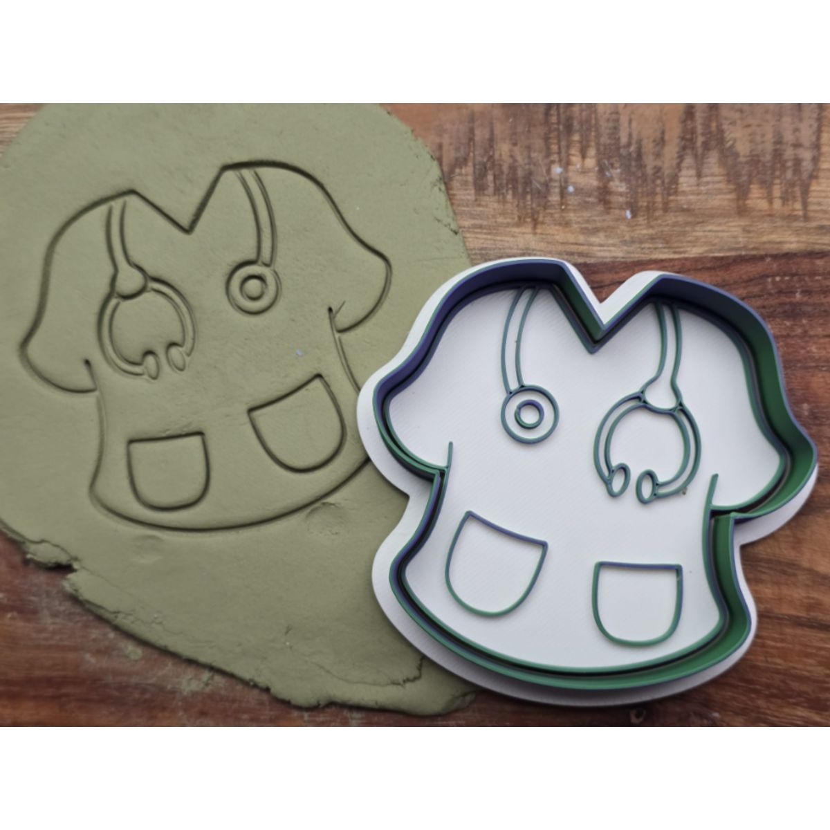 GENERICO - Cortador de Galletas de Uniforme Médico de Enfermera