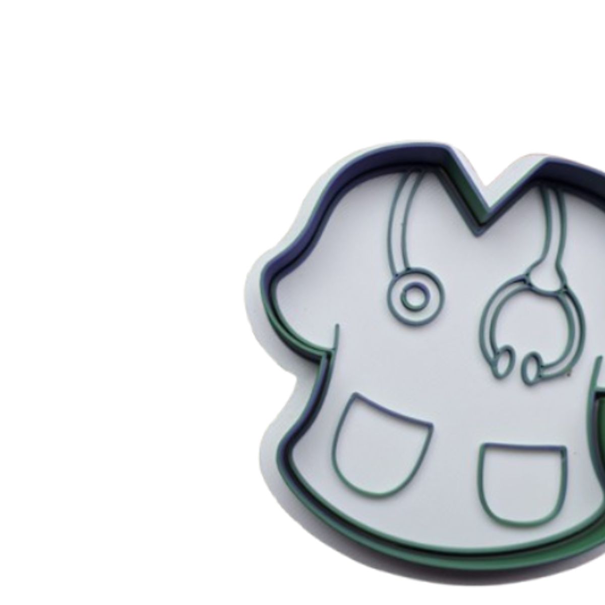 GENERICO - Cortador de Galletas de Uniforme Médico de Enfermera