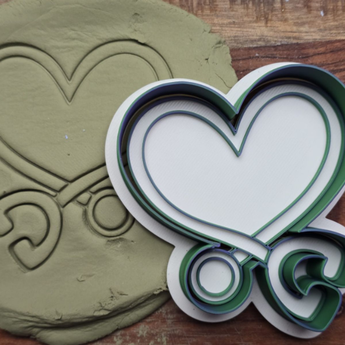 GENERICO - Cortador de galleta de Estetoscopio Corazón Enfermera Médico