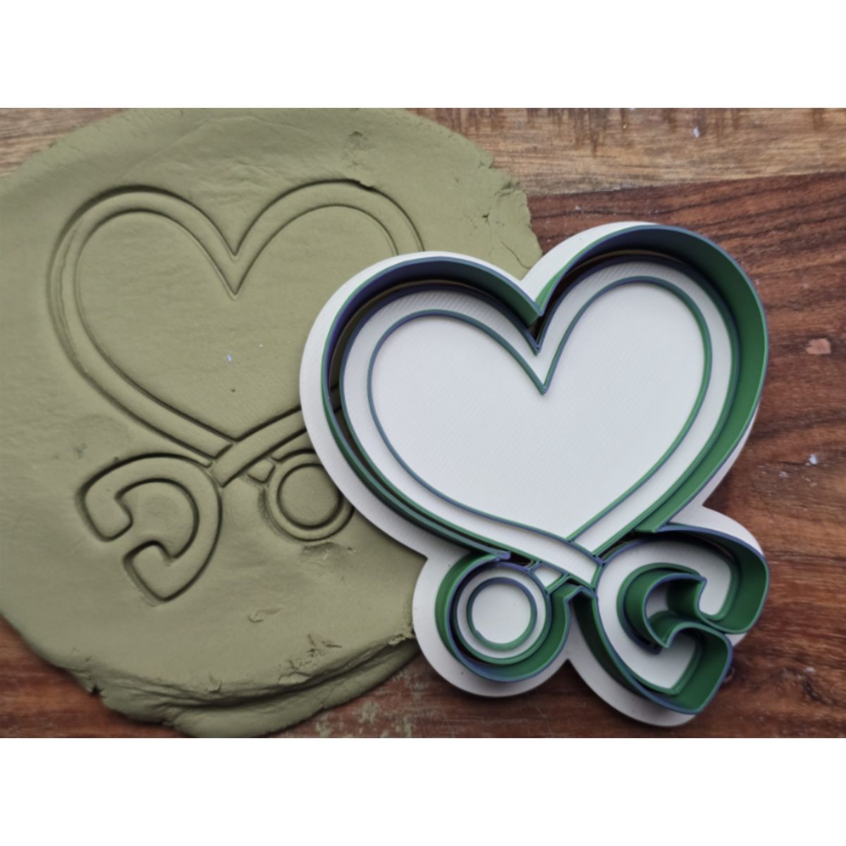 GENERICO - Cortador de galleta de Estetoscopio Corazón Enfermera Médico