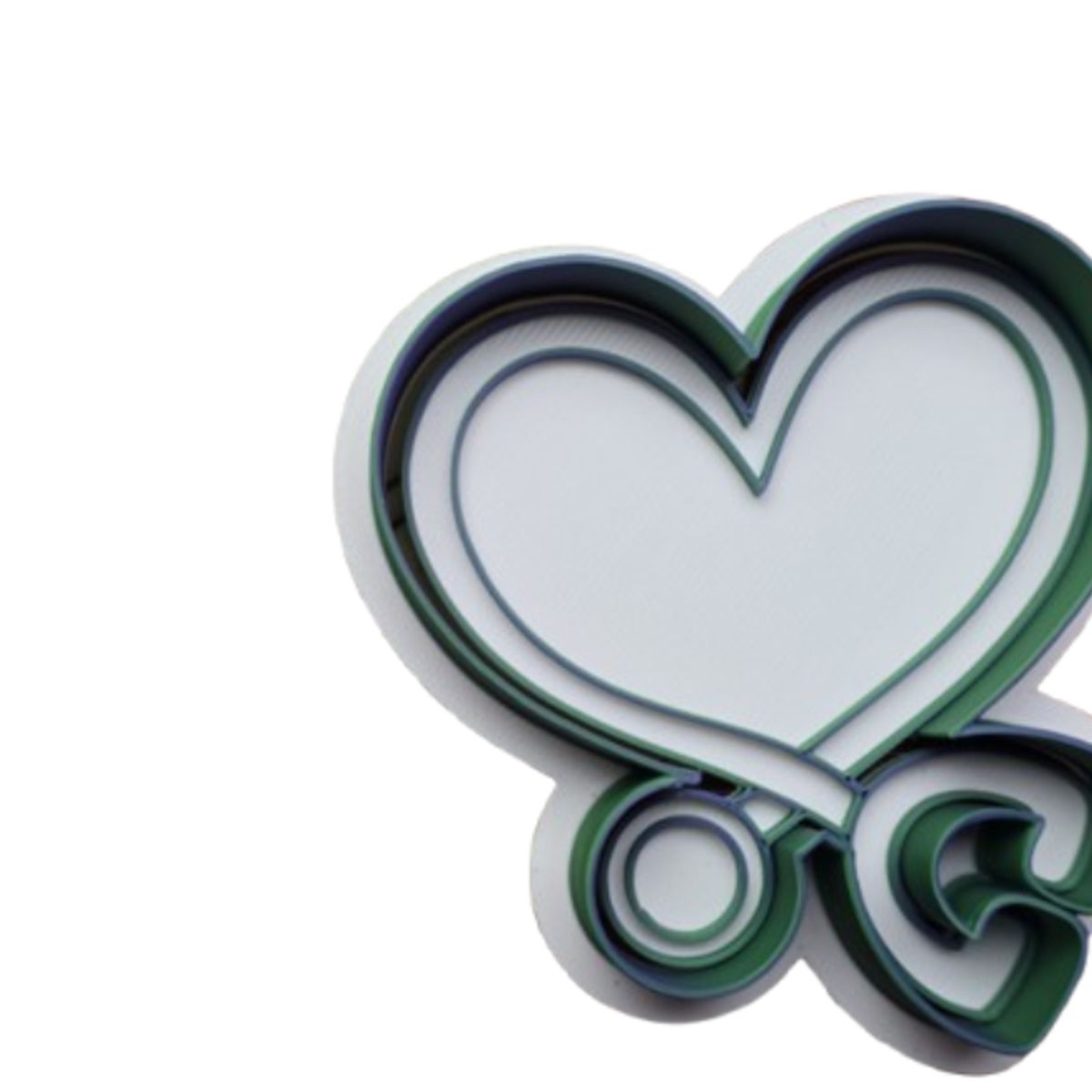 GENERICO - Cortador de galleta de Estetoscopio Corazón Enfermera Médico