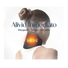 MOVI - Masajeador Térmico De Cuello 2 en 1 (Vibración y Terapia Calor)