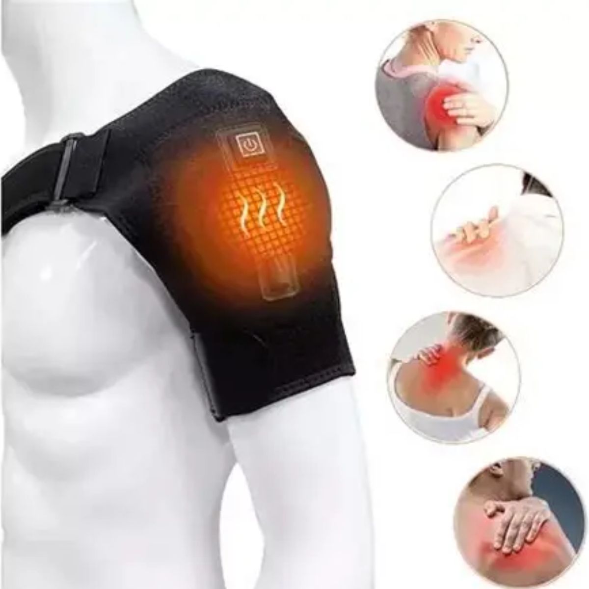 MOVI - Hombrera con Calor para alivio del dolor