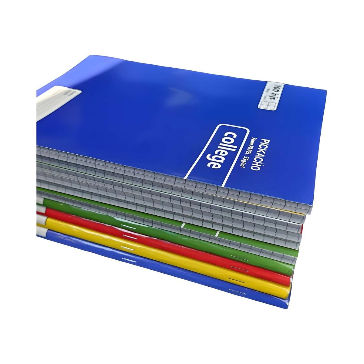 GENERICO - PACK DE 10 CUADERNOS COLLEGE 7MM 100 HOJAS