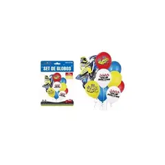 GENERICO - Set de globos de autos 9pcs
