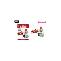 GENERICO - Set de globos látex con autos cars 12pcs