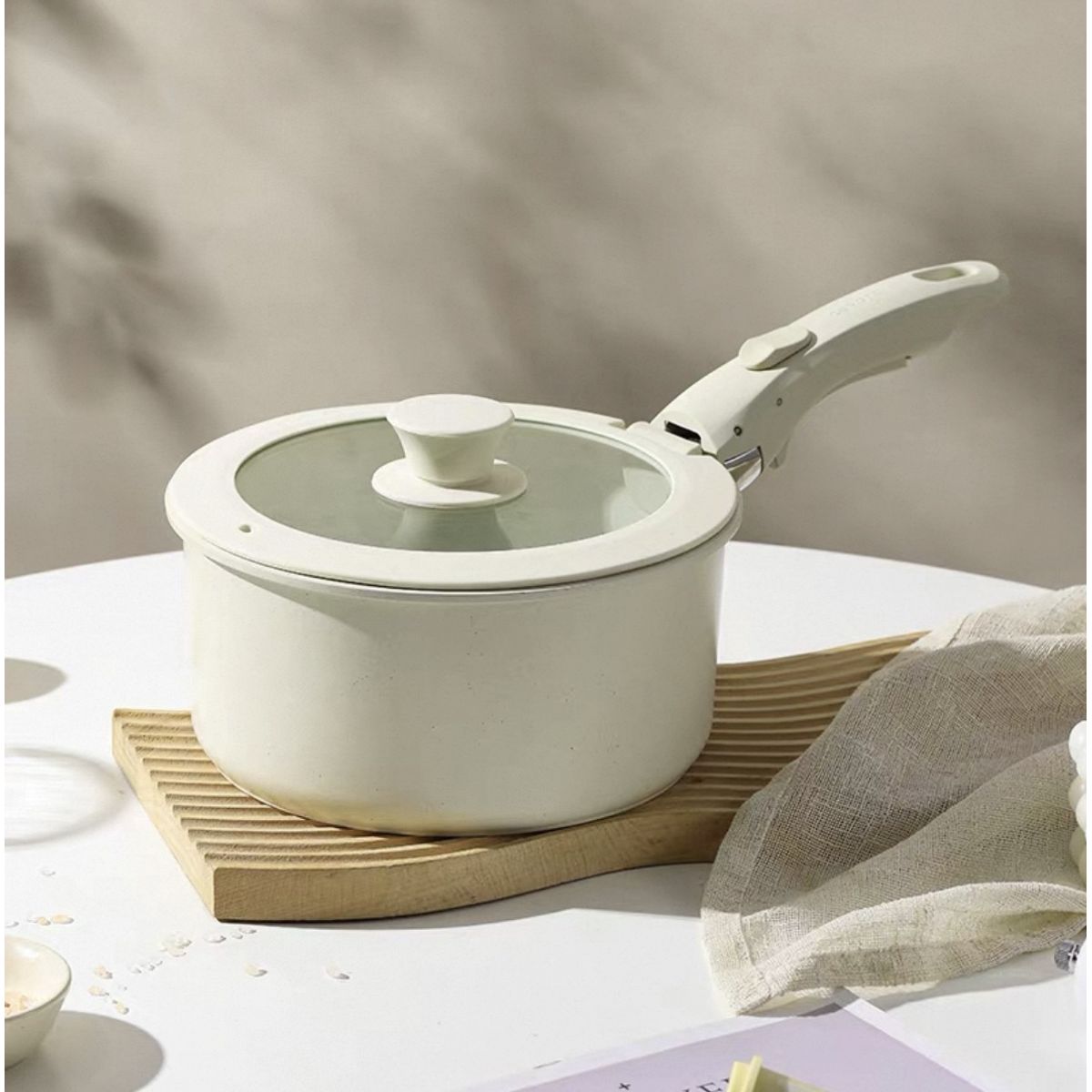 MOMO - Bateria Cocina Cacerolas De Ollas Acero Inoxidable 3pcs