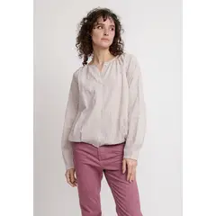 CANADIENNE - Blusa Mujer Olivia Lino Beige