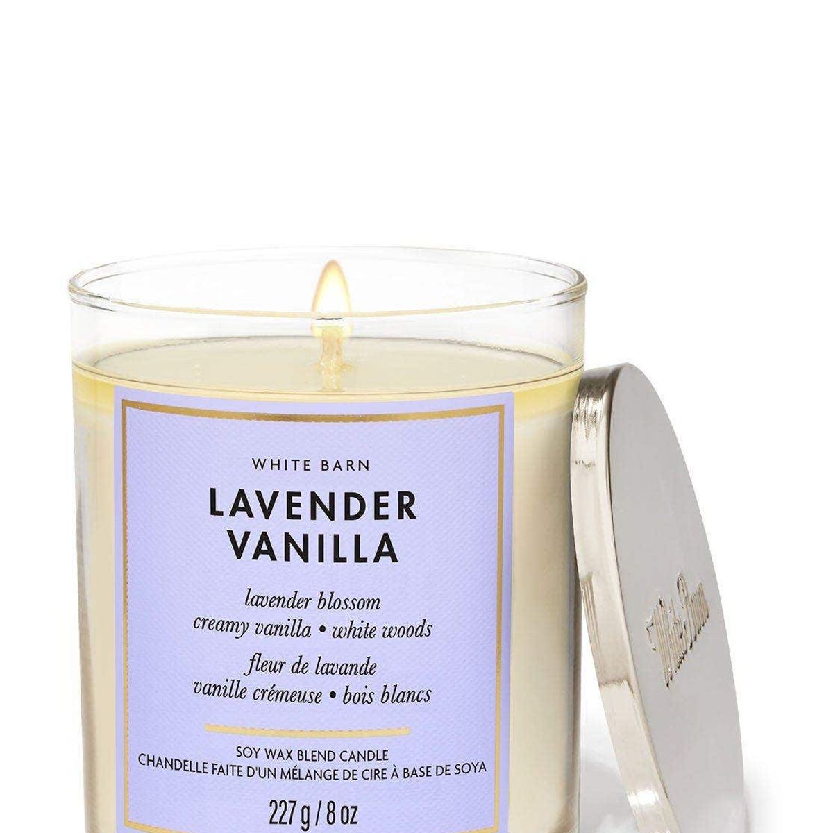 BATH & BODY WORKS - Vela Mediana Bath & Body Works Lavender Vanilla