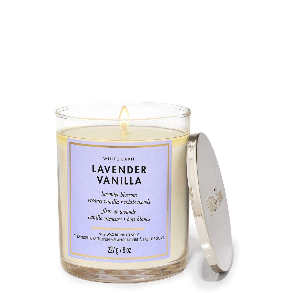 BATH & BODY WORKS - Vela Mediana Bath & Body Works Lavender Vanilla