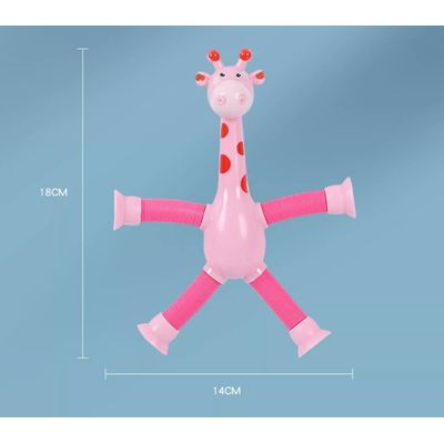 Imagen 2 del producto 10 Jirafas Tubos Pop Con Ventosa Sensorial Para Niños