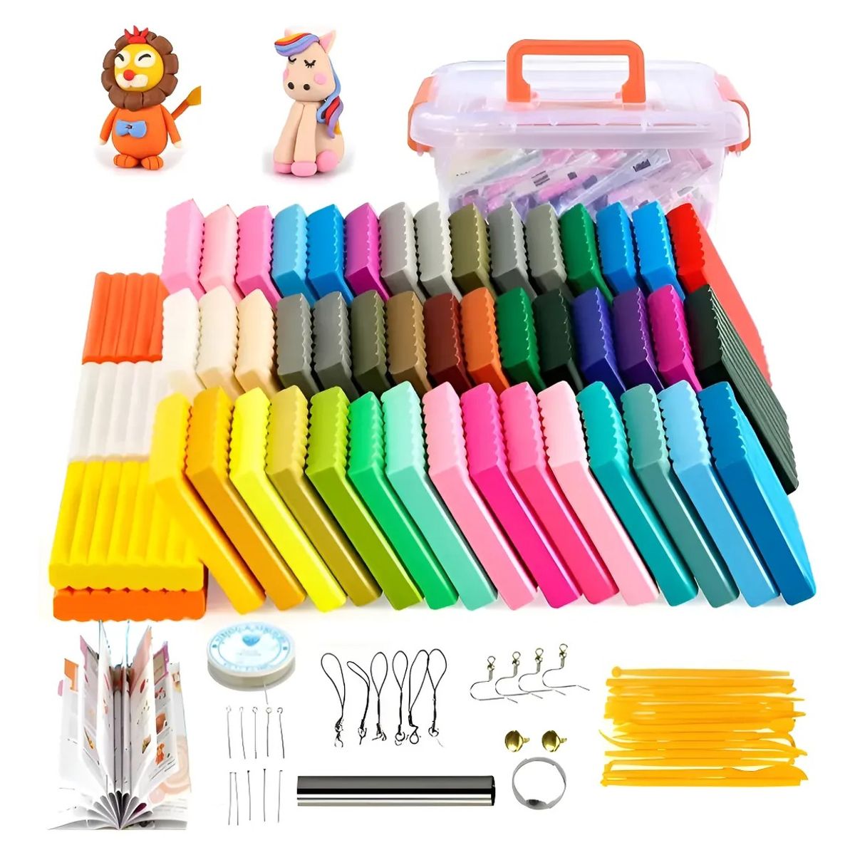 GENERICO - Plastilina De Arcilla Polimérica Creativa Para Niños 50 Colores