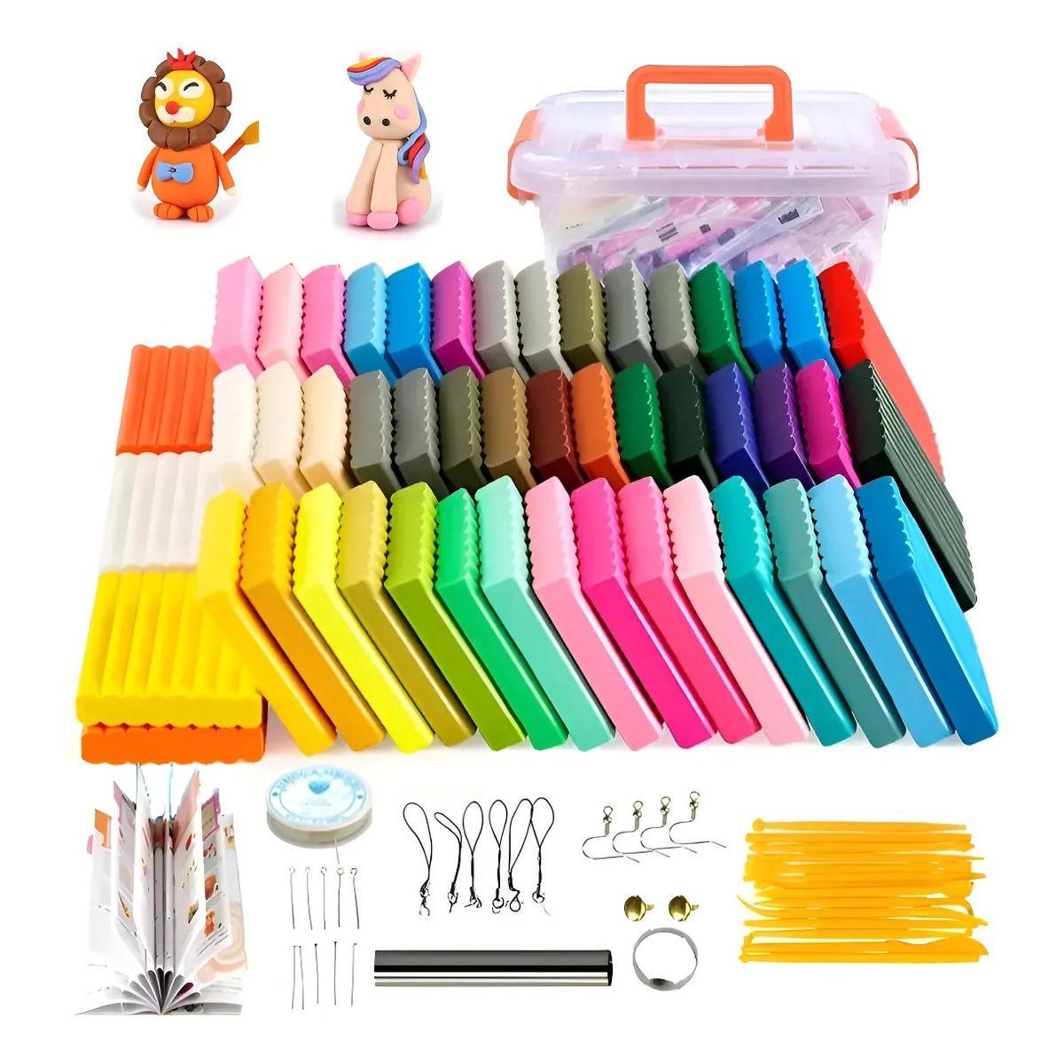 GENERICO - Plastilina De Arcilla Polimérica Creativa Para Niños 50 Colores