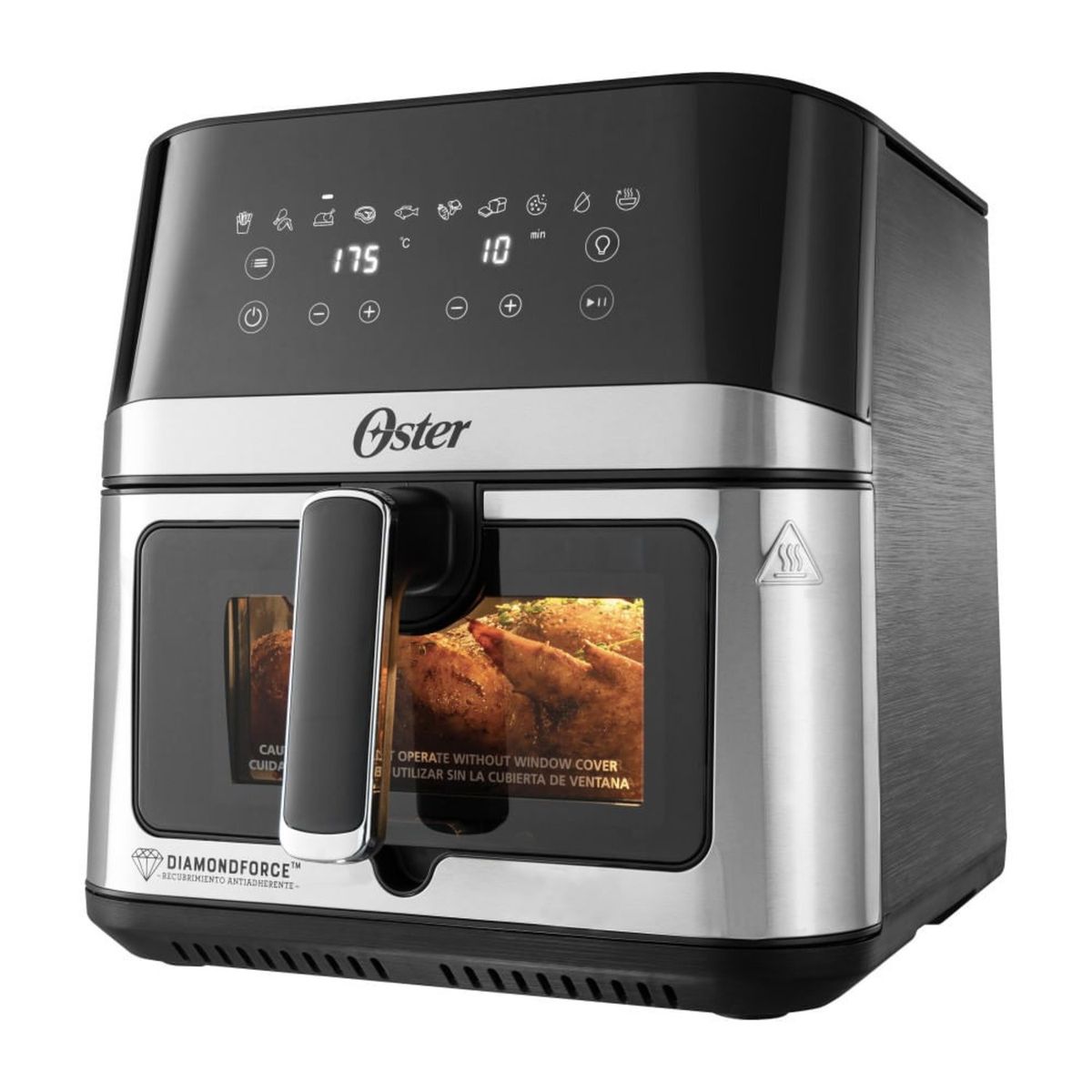 OSTER - FREIDORA DE AIRE DIGITAL OSTER® CKSTAF75WDSSDF DIAMONDFORCE