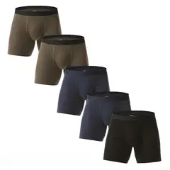 TIOZONEY - 5pcs Conjunto de ropa interior para hombre
