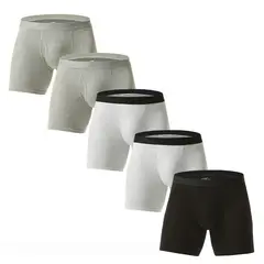 TIOZONEY - 5pcs Conjunto de ropa interior para hombre