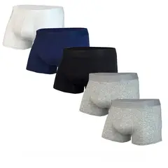 TIOZONEY - 5pcs Conjunto de ropa interior para hombre