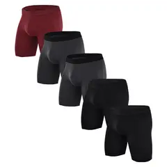 TIOZONEY - 5pcs Conjunto de ropa interior para hombre