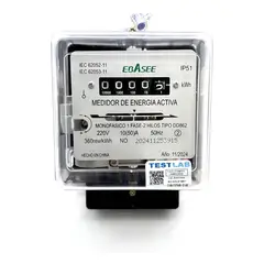 DRL LIGHTING - Medidor Magnetico Monofásico Ebasee 1050a Certificado.