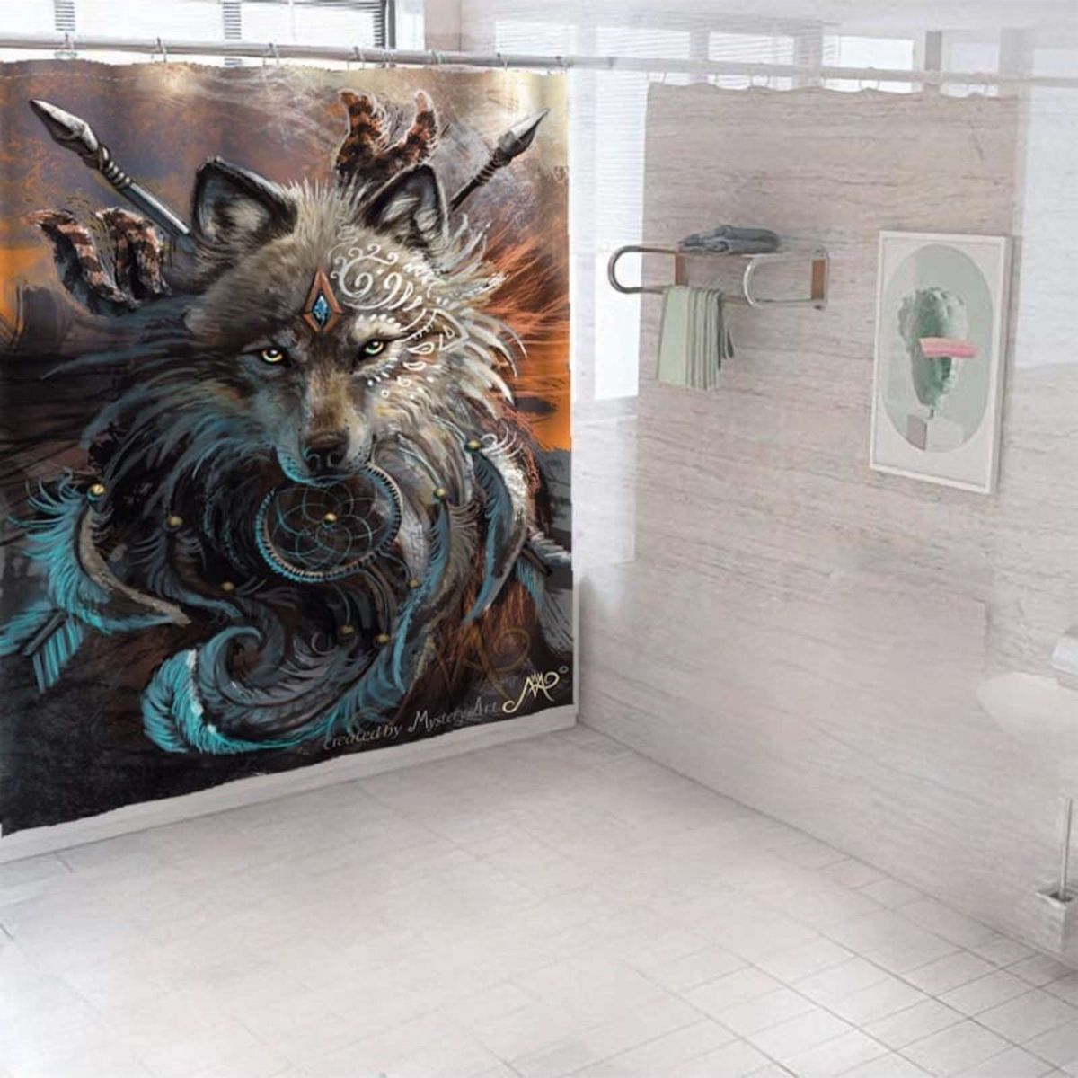 GENERICO - CORTINA DE BAÑO CON FORRO DE DUCHA 180 cm L8