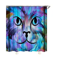 GENERICO - CORTINA DE BAÑO CON FORRO DE DUCHA 180 cm L19