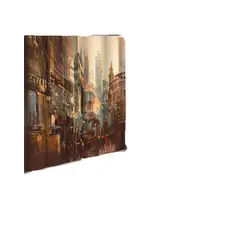 GENERICO - CORTINA DE BAÑO CON FORRO DE DUCHA 180 cm L52