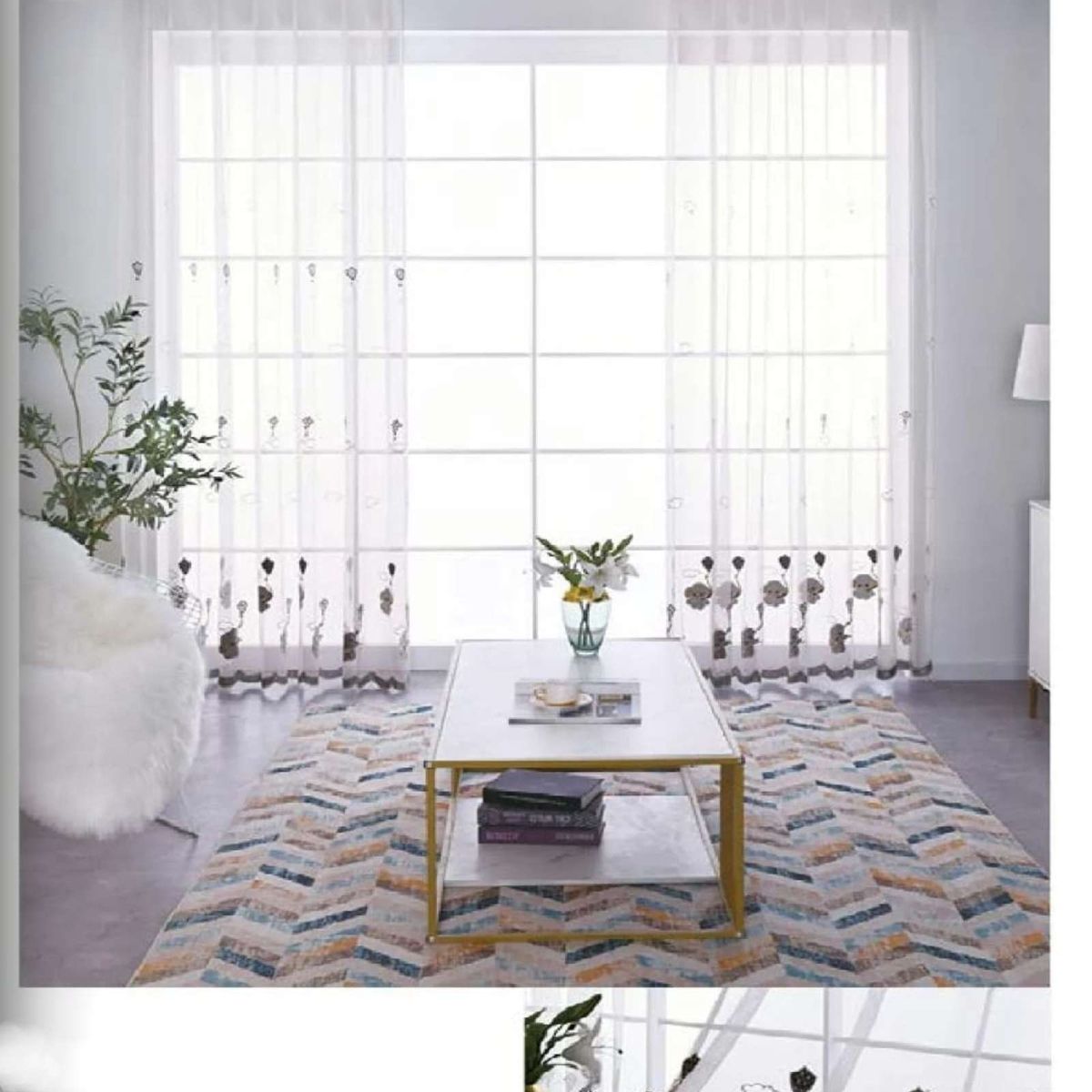 GENERICO - VELO VISILLO  DE LIVING 140x230 cm