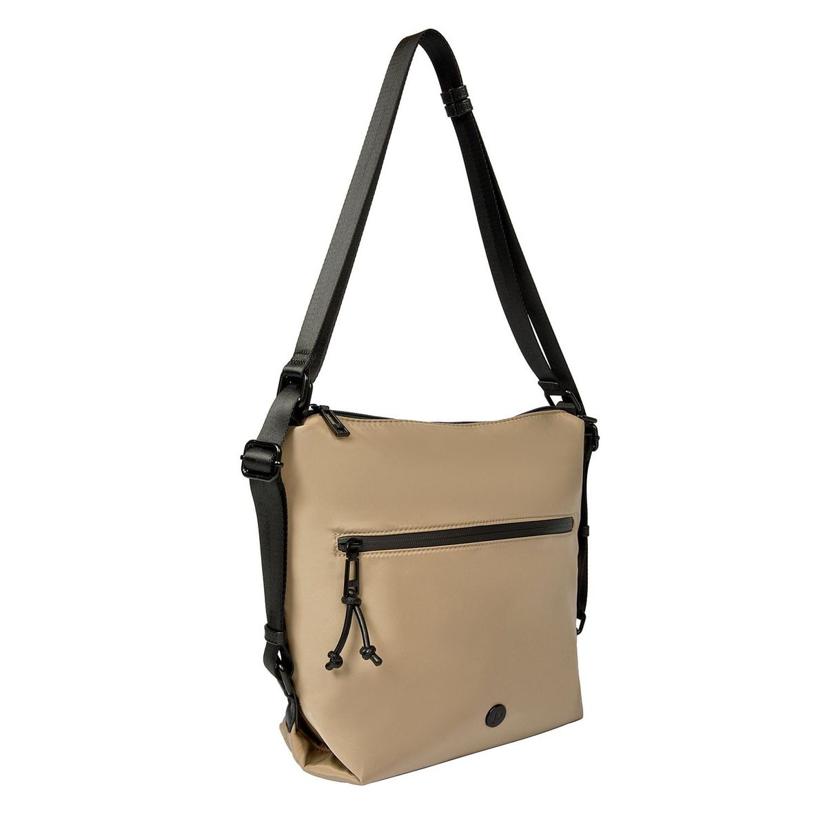 POLLINI - Mochila Mujer convertible a cartera Beige Pollini
