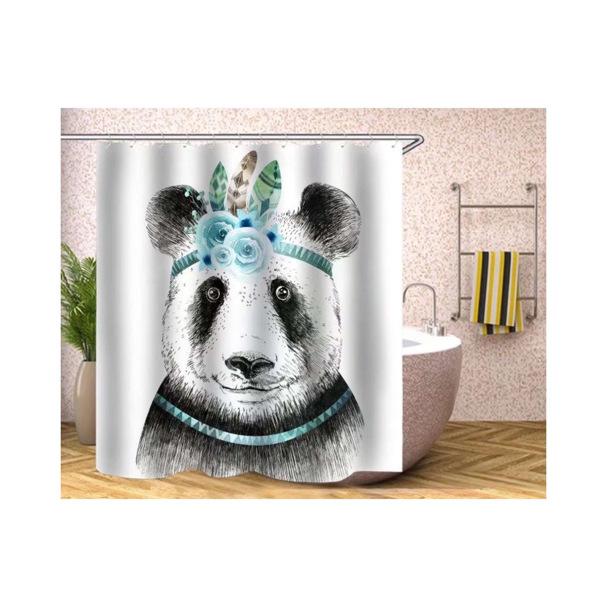 GENERICO - CORTINA DE BAÑO 180 cm