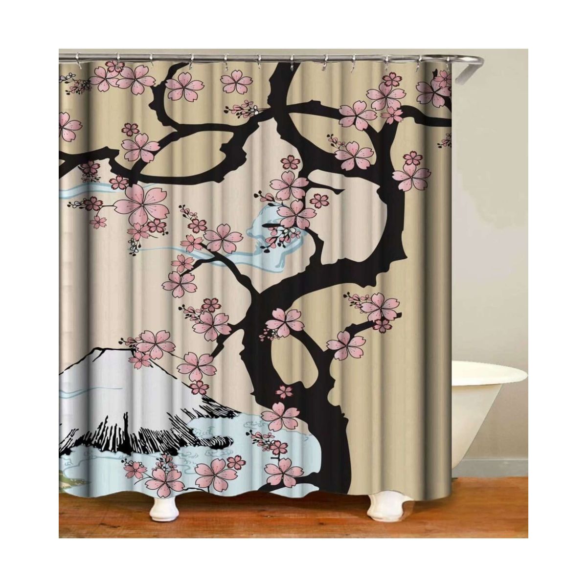 GENERICO - CORTINA DE BAÑO 180 cm
