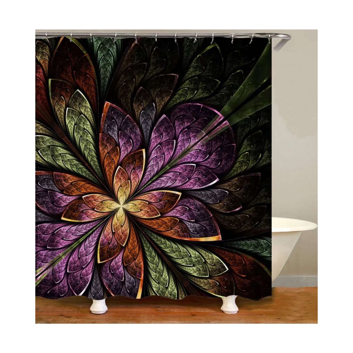 GENERICO - CORTINA DE BAÑO 180 cm