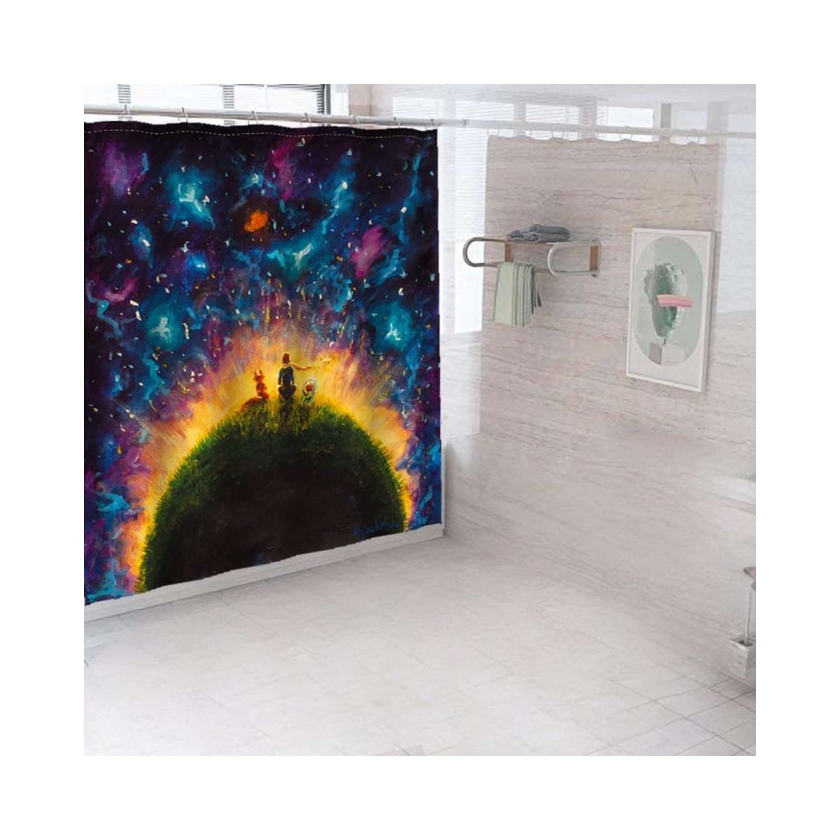 GENERICO - CORTINA DE BAÑO 180 cm