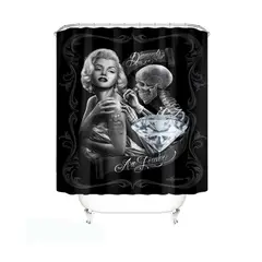 GENERICO - CORTINA DE BAÑO 180 cm