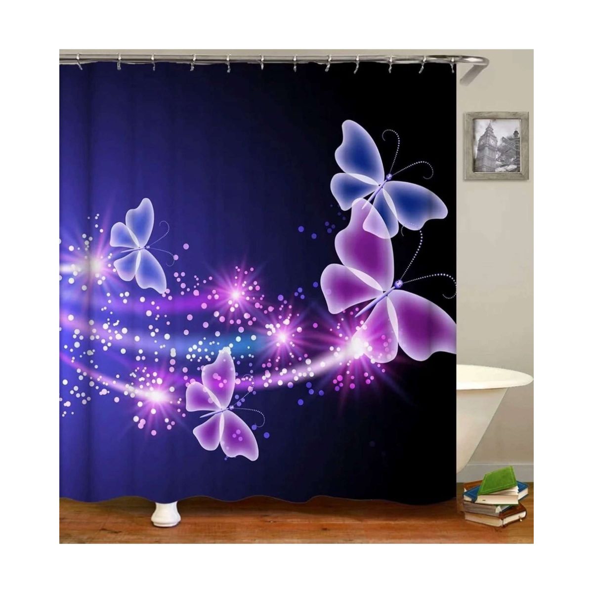 GENERICO - CORTINA DE BAÑO 180 cm