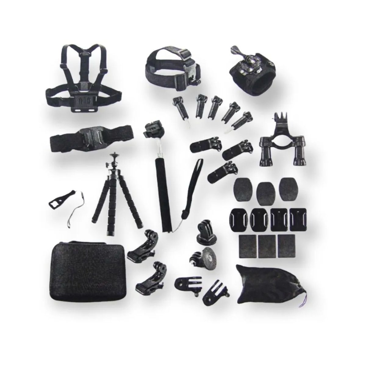GENERICO - Kit Accesorios Para Gopro Ciclista 30 Piezas