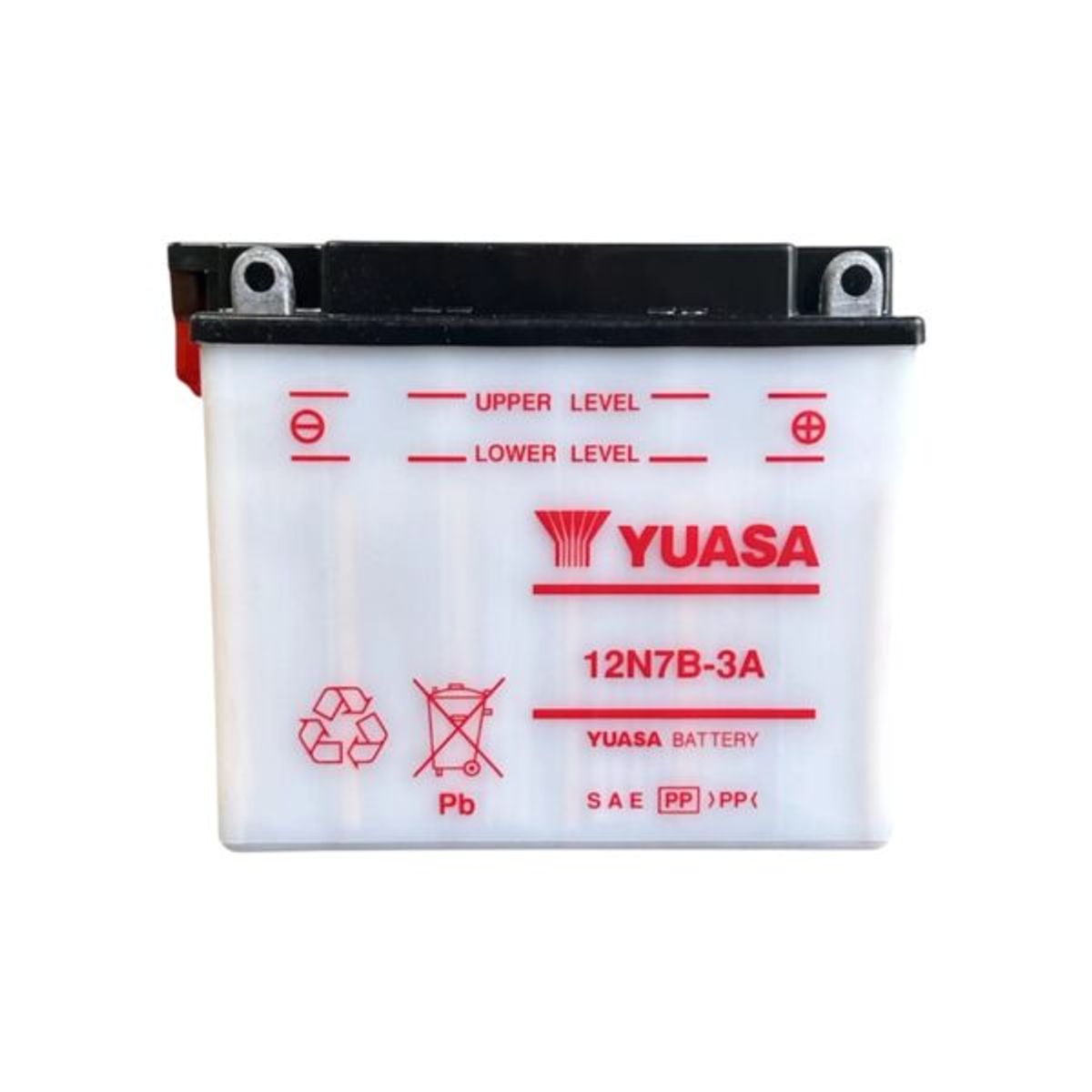 YUASA - Batería de Moto 12N7B-3A 7Ah 7CCA