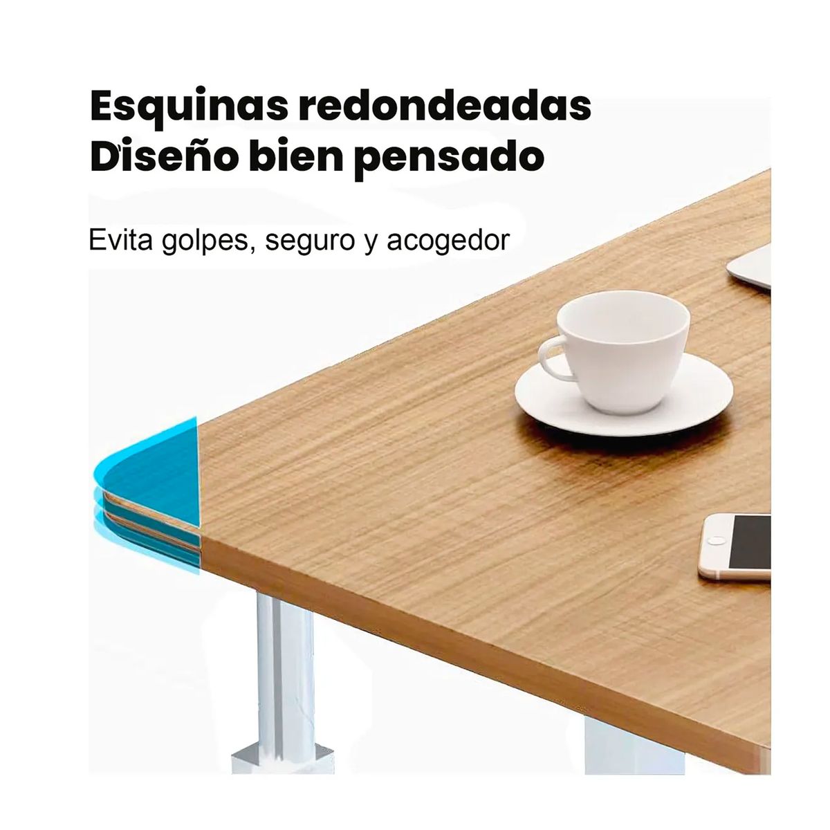 ESHOPANGIE - Mesa Auxiliar Altura Ajustable Con Ruedas Multifuncional