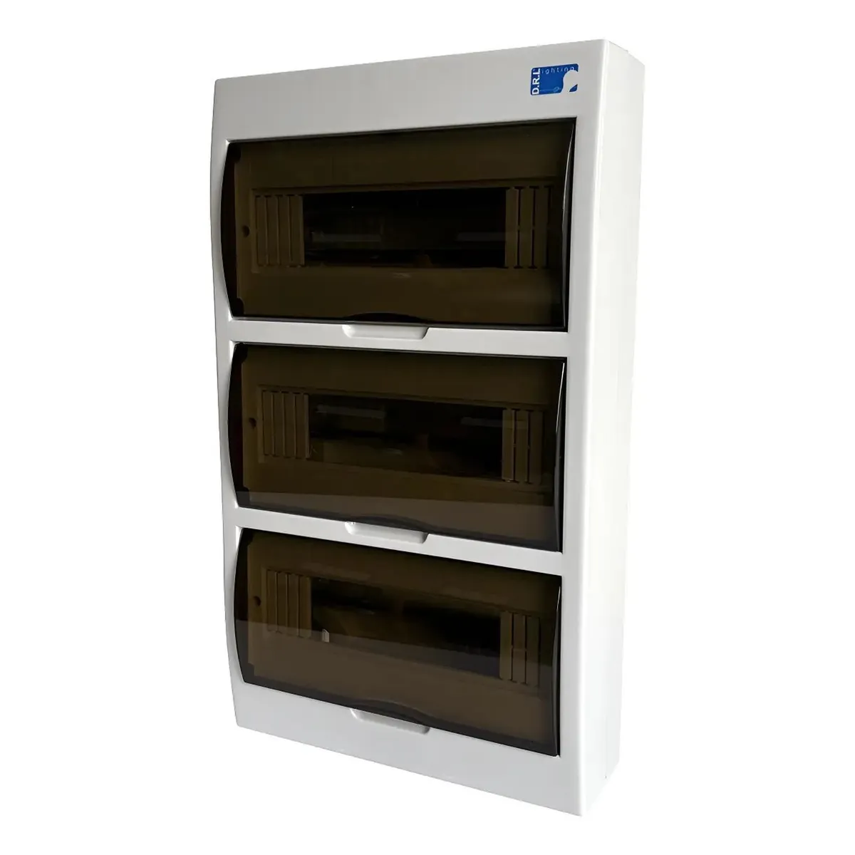DRL - Tablero Eléctrico Sobreponer Drl 36 Modulos Tapa Clara Sec