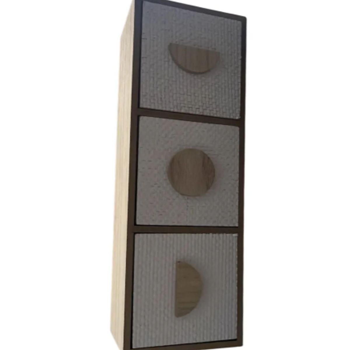GENERICO - Mini Cajonera Decorativa Moderna De Madera 3 Niveles Agregar a favoritos