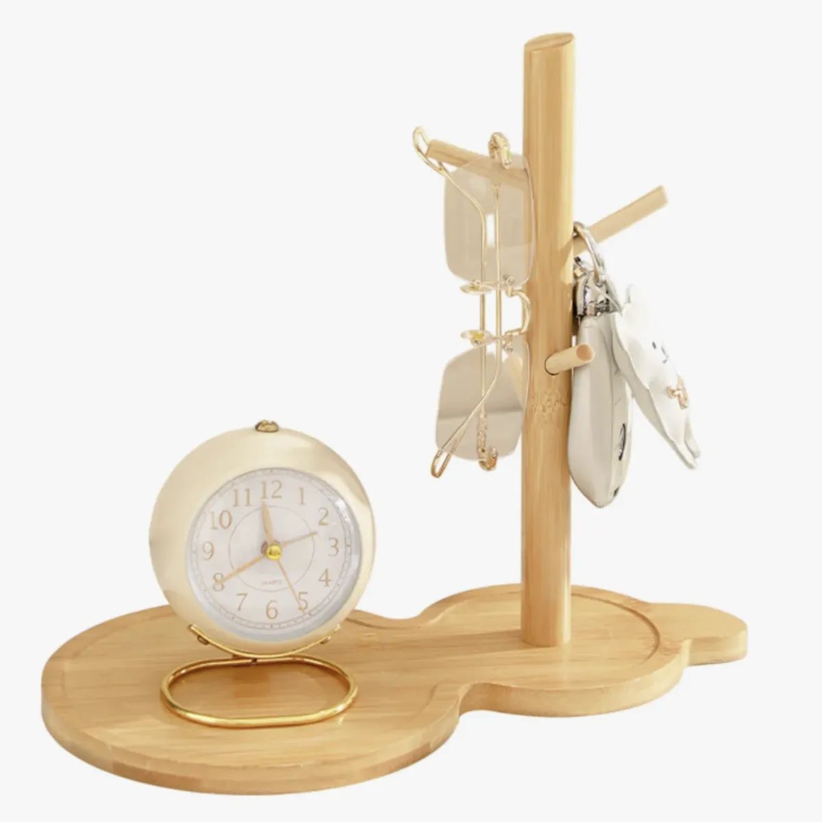 OKAY - Bandeja Para Llaves De Madera Con Ganchos Y Porta Llaves