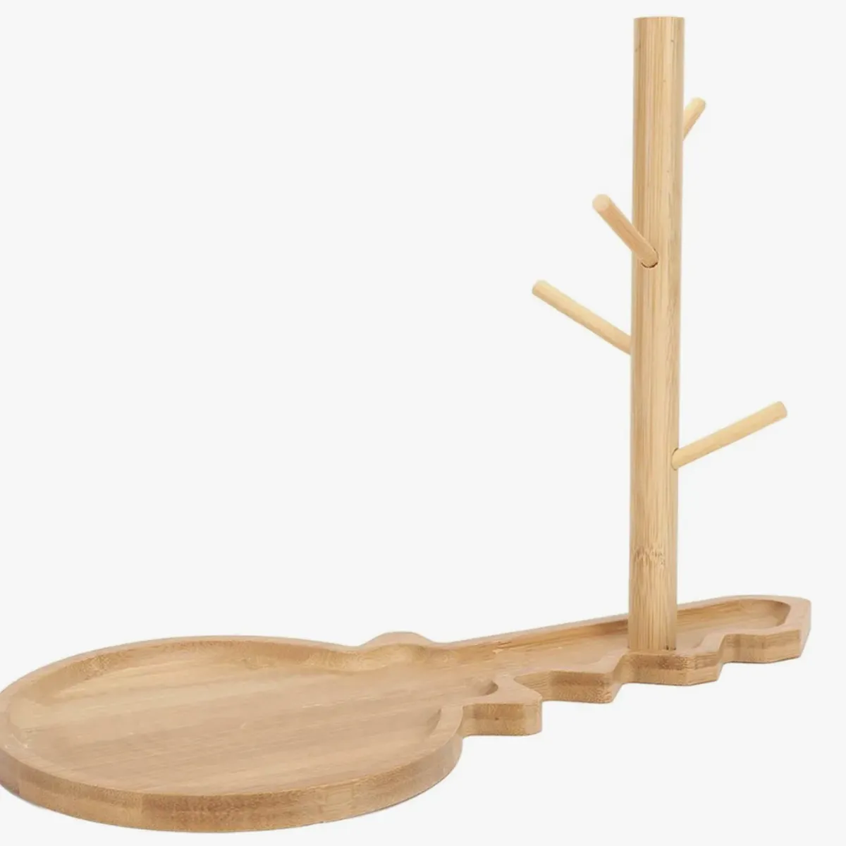 OKAY - Bandeja Para Llaves De Madera Con Ganchos Y Porta Llaves