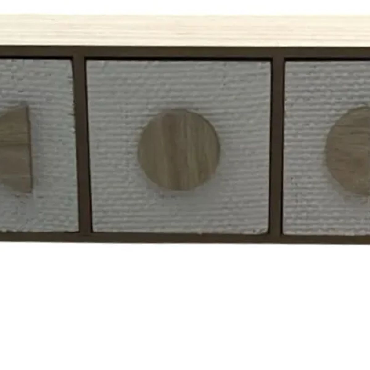 GENERICO - Mini Cajonera Decorativa Moderna De Madera 3 Gavetas